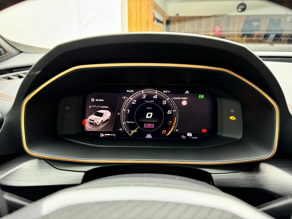 05. Large Copper Instrument Cluster Trim Ring