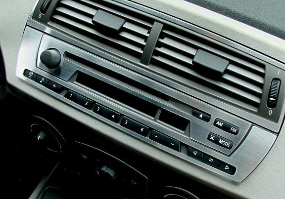 Two-piece radio blanking panel for Business CD Radio