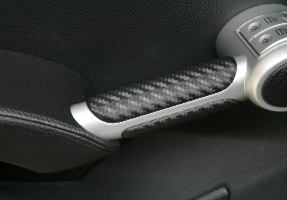 Carbon coating for your handlebar grips