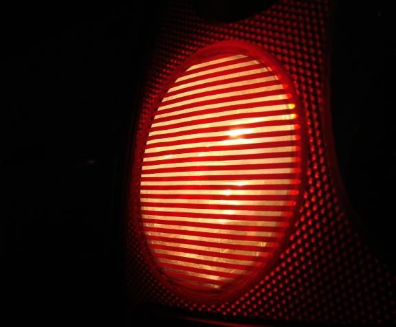 Right rear fog light sticker