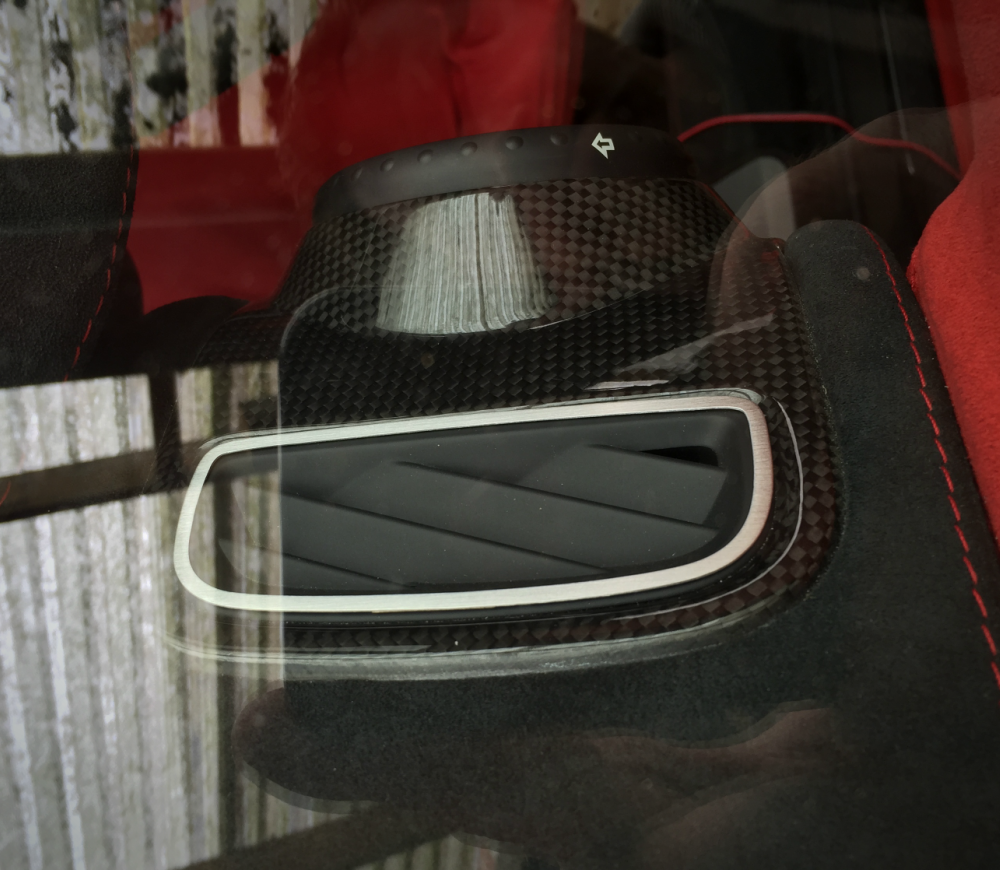 Decorative trim for F-430 aluminum defroster vents
