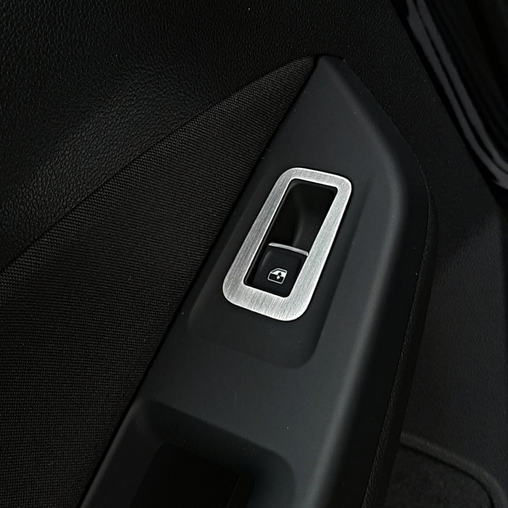 10. Decorative trim for rear window regulator