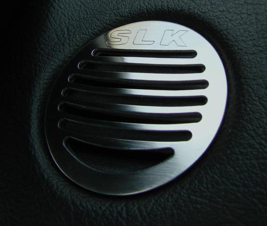 2 complete defroster nozzles with grille and engraving