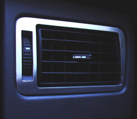 2 decorative trim pieces for air vents, R+L