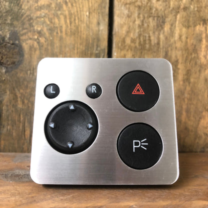 19 Zierblende echt Aluminium Warnblinker