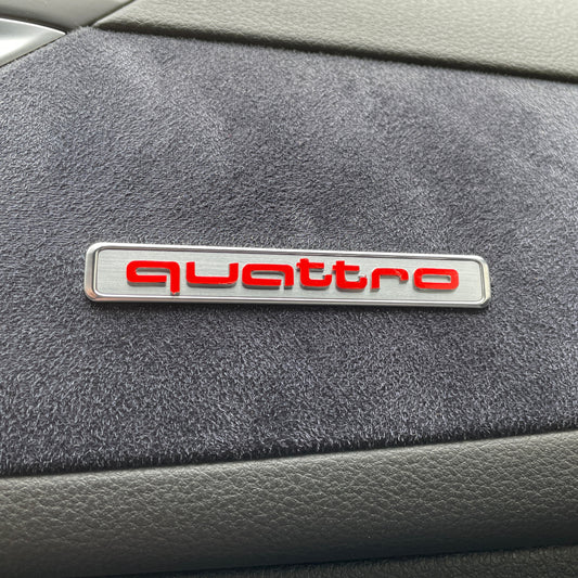 Folie für das Quattro logo