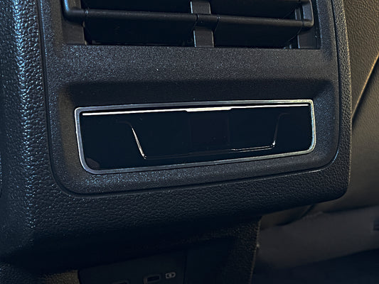 04c. Decorative trim, small rear climate control display
