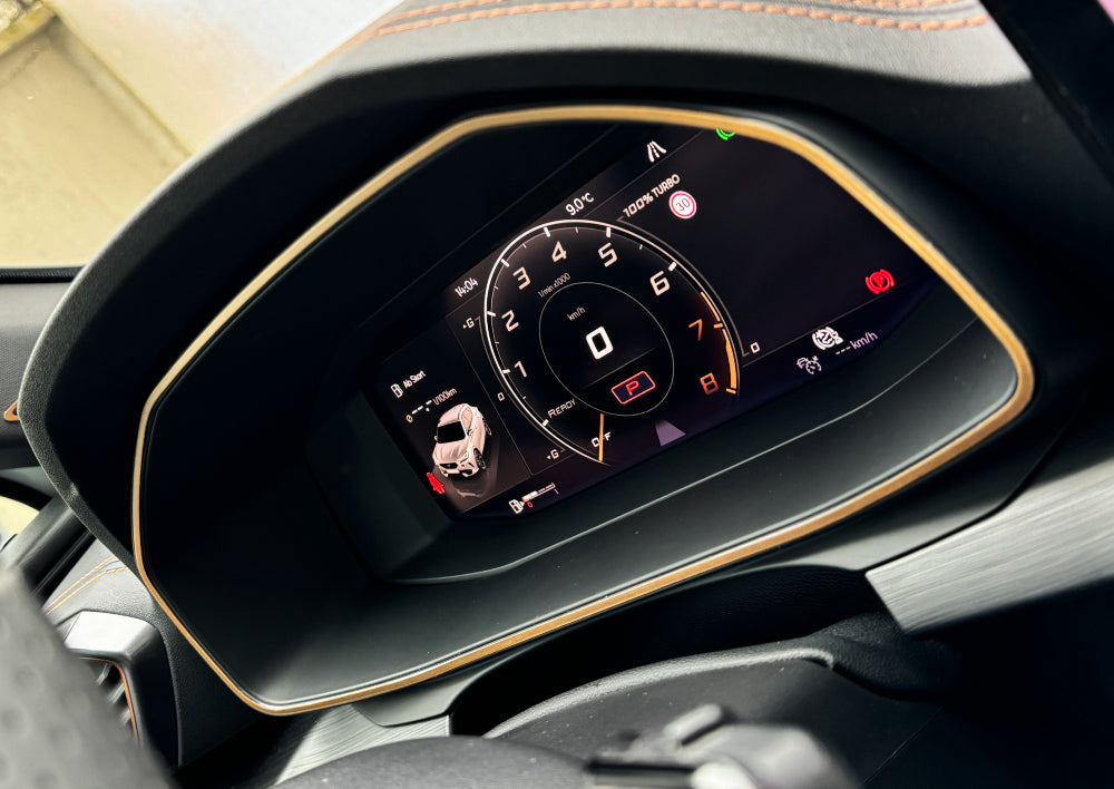 05. Large Copper Instrument Cluster Trim Ring