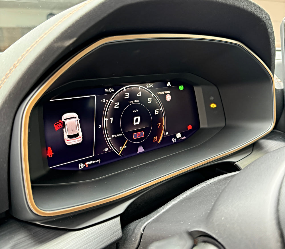 05. Large Copper Instrument Cluster Trim Ring