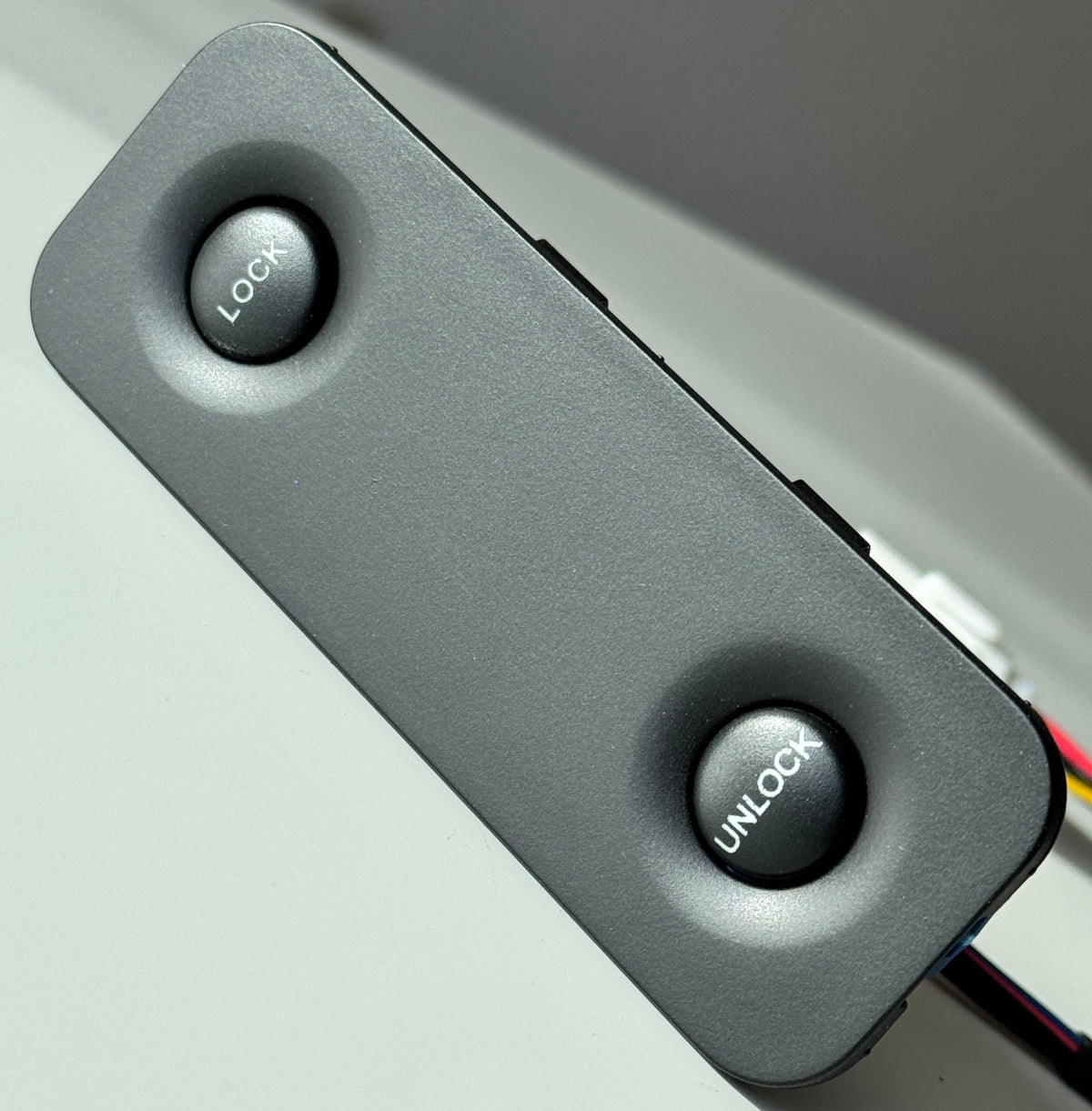 Soft-touch paint restoration for center console switches