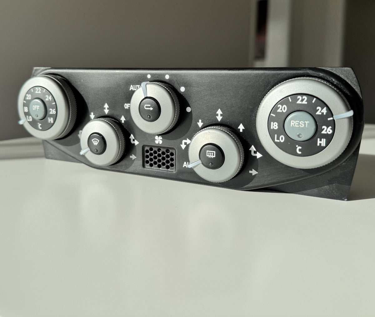 Soft-touch coating restoration for climate control panel