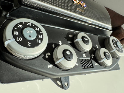 Soft-touch coating restoration for climate control panel