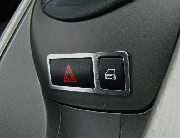 1 decorative bezel for hazard warning lights