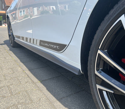 16a. Aufkleber Komplett Clubsport schwarz