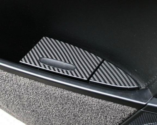 Carbondekor Aschenbecher hinten 4teilig