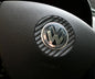 Carbon trim steering wheel center