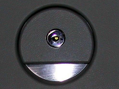 Handschuhfach, Blende unter Griff, Alu poliert