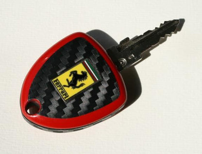 F599-002 Carbon-Look Key Ferrari F599