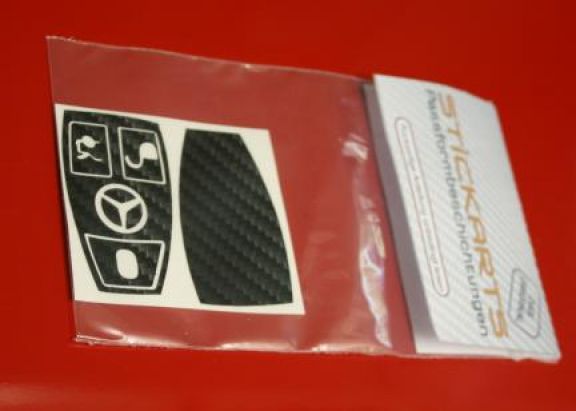 FB MB 006 Carbon Look Mercedes 3-Button