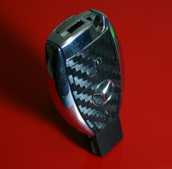 FB MB 007 Carbon Look Mercedes 2 Button