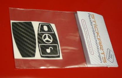 FB MB 007 Carbon Look Mercedes 2 Button