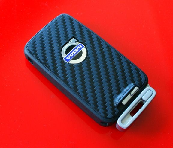 FB 002 Carbon Fiber Look Volvo Key