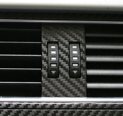3 x Carbondekor Lüftungsdüsen (Rechts-Mitte-Links)