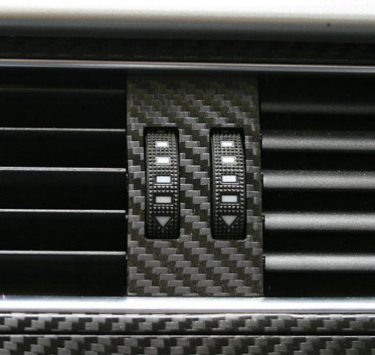 3 x Carbondekor Lüftungsdüsen (Rechts-Mitte-Links)