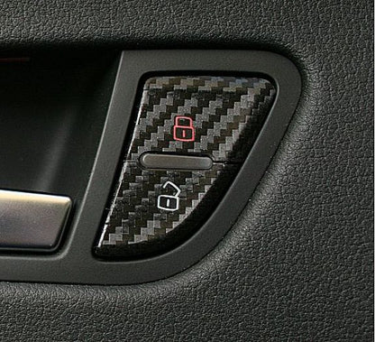 Carbon-look coating for A4/A5 door lock