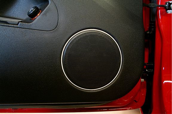 2 decorative rings for door speakers