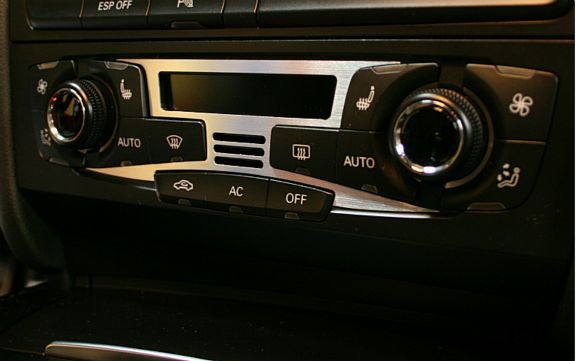 1 Aluminium Zierblende Klimaanlage (Nicht für FL)
