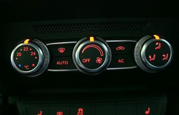 4 Aluminium Zierleisten für Klimaschalter