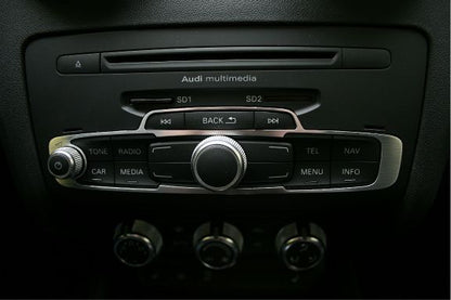 1 Aluminiumblende für Radiobedienung