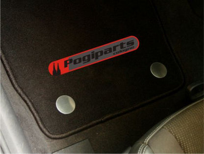 4 aluminum trim floor mats