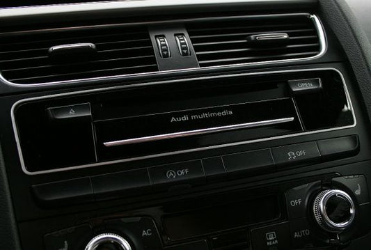 1 Aluminium Zierrahmen CD-Wechsler o. Multimediaschacht FL 2012