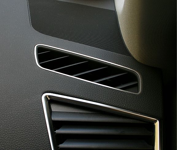 2 Aluminum Trim Rings for Defroster Nozzles