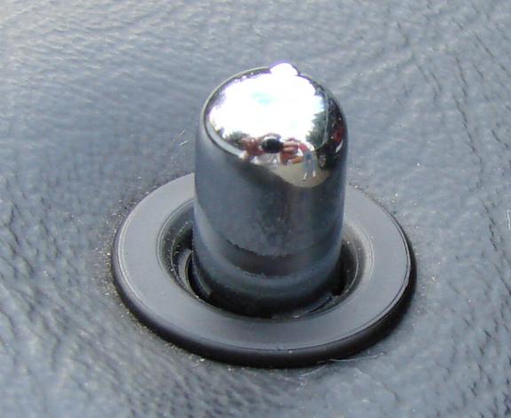 Door pin, chrome-plated