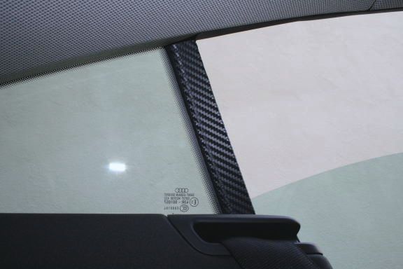 Beschichtung Carbonoptik für die Fensterstreben