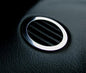 Defroster nozzles, 2 complete, with decorative rings