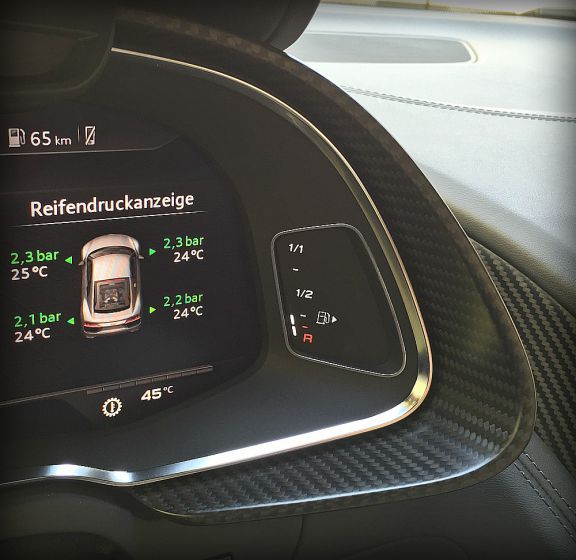 2 decorative gauge bezels (water temp/fuel gauge)
