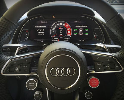 2 decorative gauge bezels (water temp/fuel gauge)