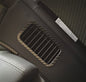 2 Decorative Trim Panels for Air Duct, Real Carbon Fiber
