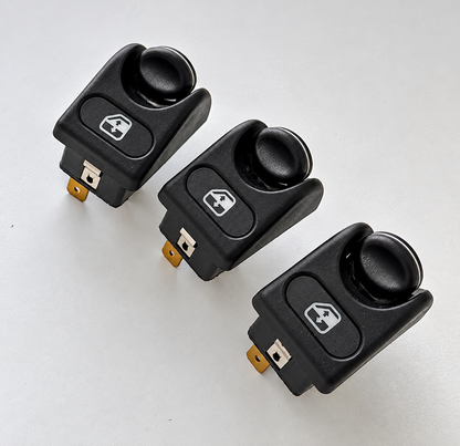 Soft-touch paint restoration window switch