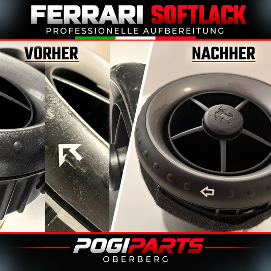 Softlack Restauration Lüfterdüsen