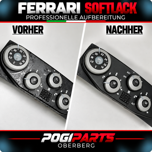 Softlack Restauration Klimabedienteil