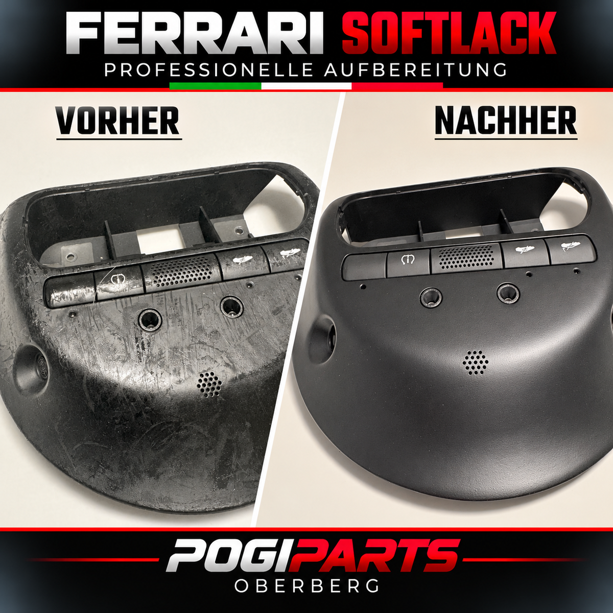 Softlack Restauration Innenraumbeleuchtung