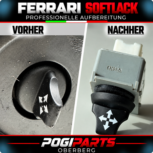 Softlack Restauration Schalter Höhenverstellung Lenkrad