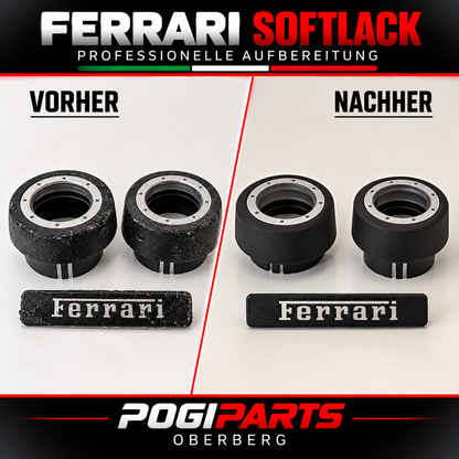 Softlack Restauration Radioknöpfe und Logoemblem