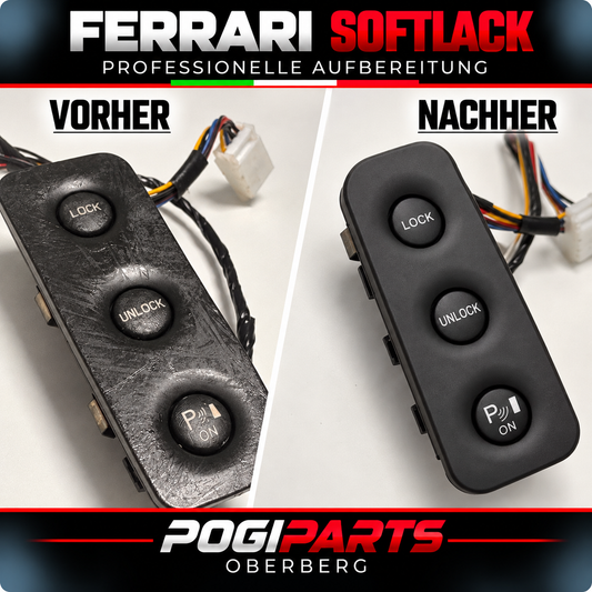 Softlack Restauration Schalter Mittelkonsole 3 Schalter