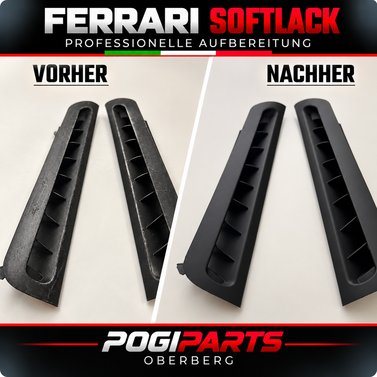 Softlack Restauration Defroster in den Türen
